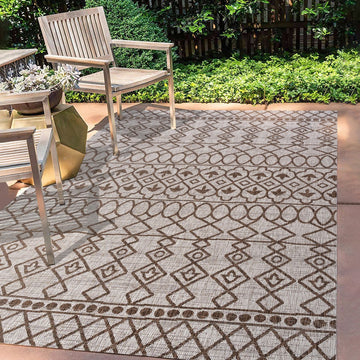 Kafel Tribal Bohemian Indoor/outdoor Area Rug
